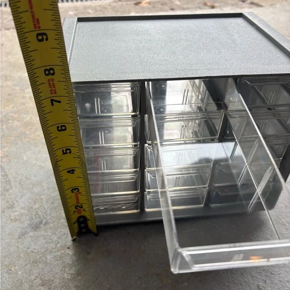 Black Storage Cabinet with 15 Drawers- Perfect for organizing home, office, shop - Picture 6 of 6